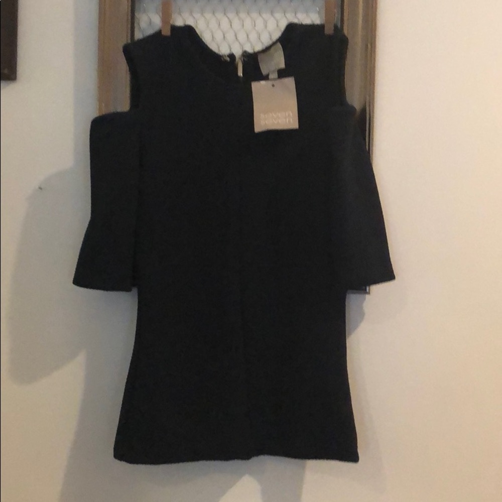 NWT Seven Seven cut out shoulders top